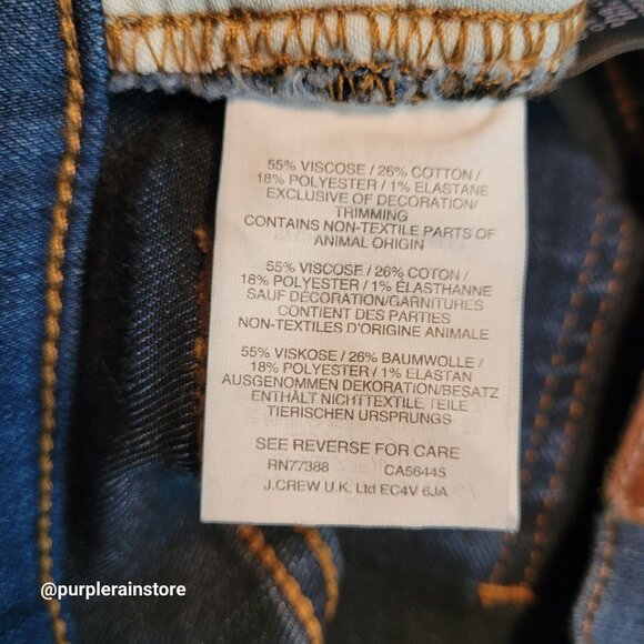 Madewell Jeans 27 Roadtripper Skinny Mid Rise Orson Wash H5804 Stretch Denim - Picture 5 of 13